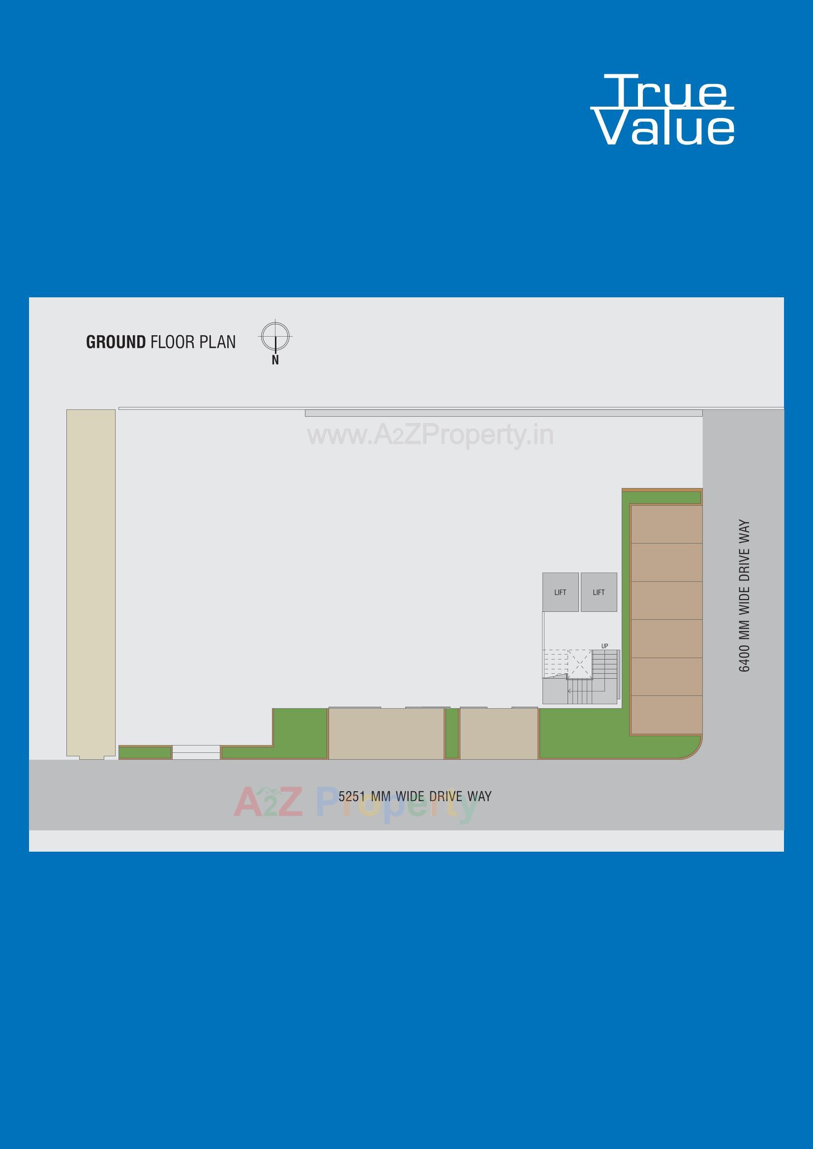 Layout of real estate project West Gate E Block located at Ahmedabad, Ahmedabad, Gujarat