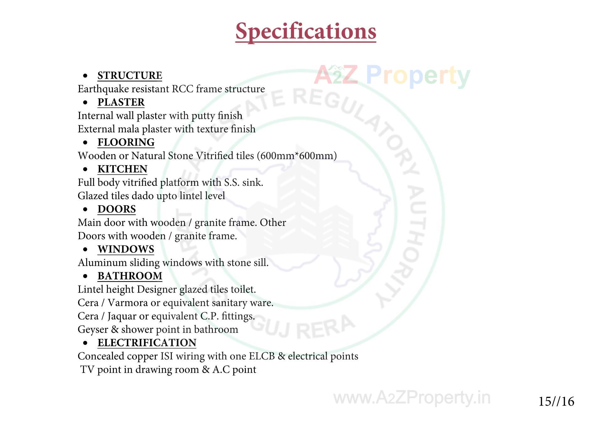  of real estate project Western Greens located at Sarkhej, Ahmedabad, Gujarat