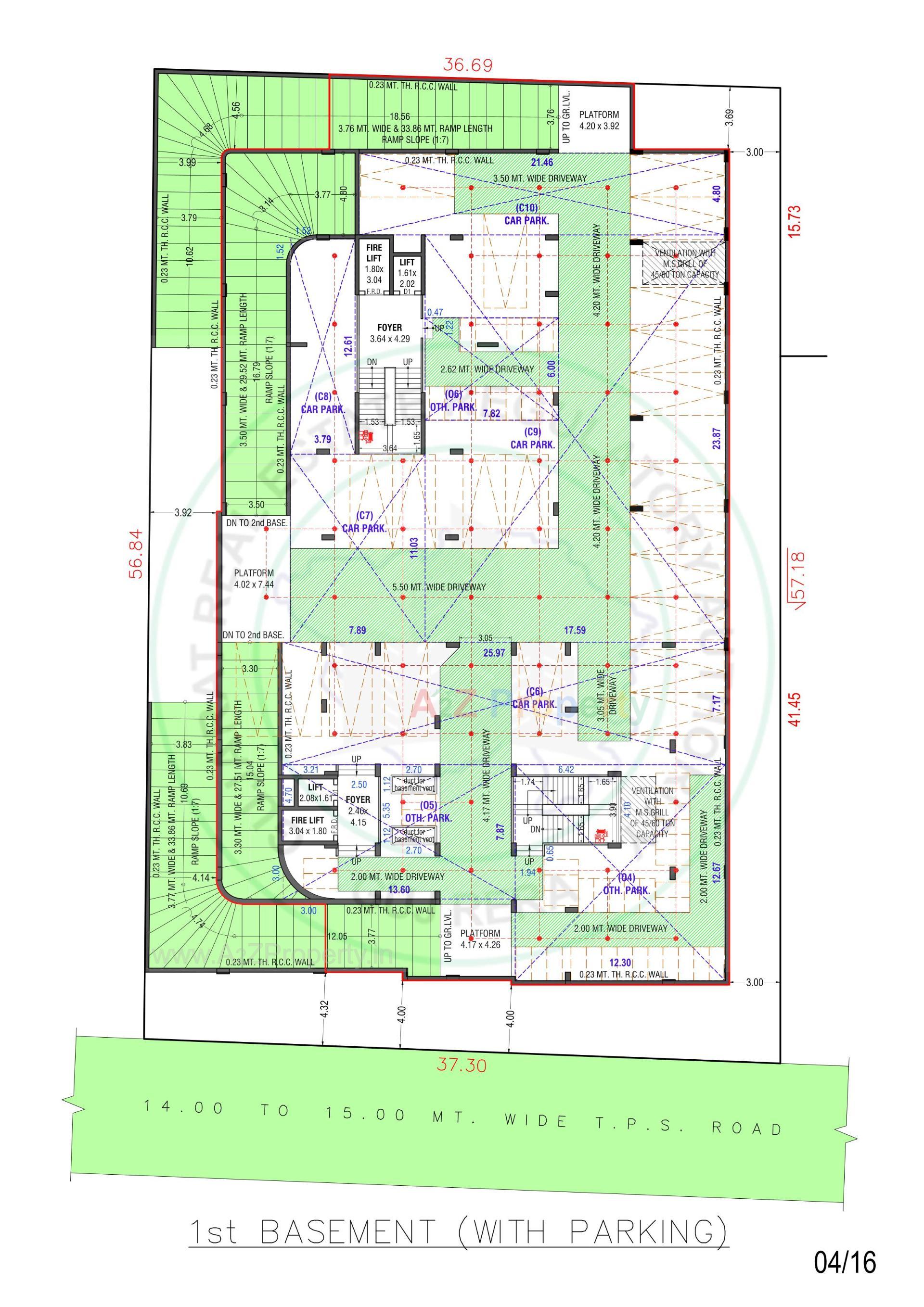 Layout of real estate project Western Greens located at Sarkhej, Ahmedabad, Gujarat
