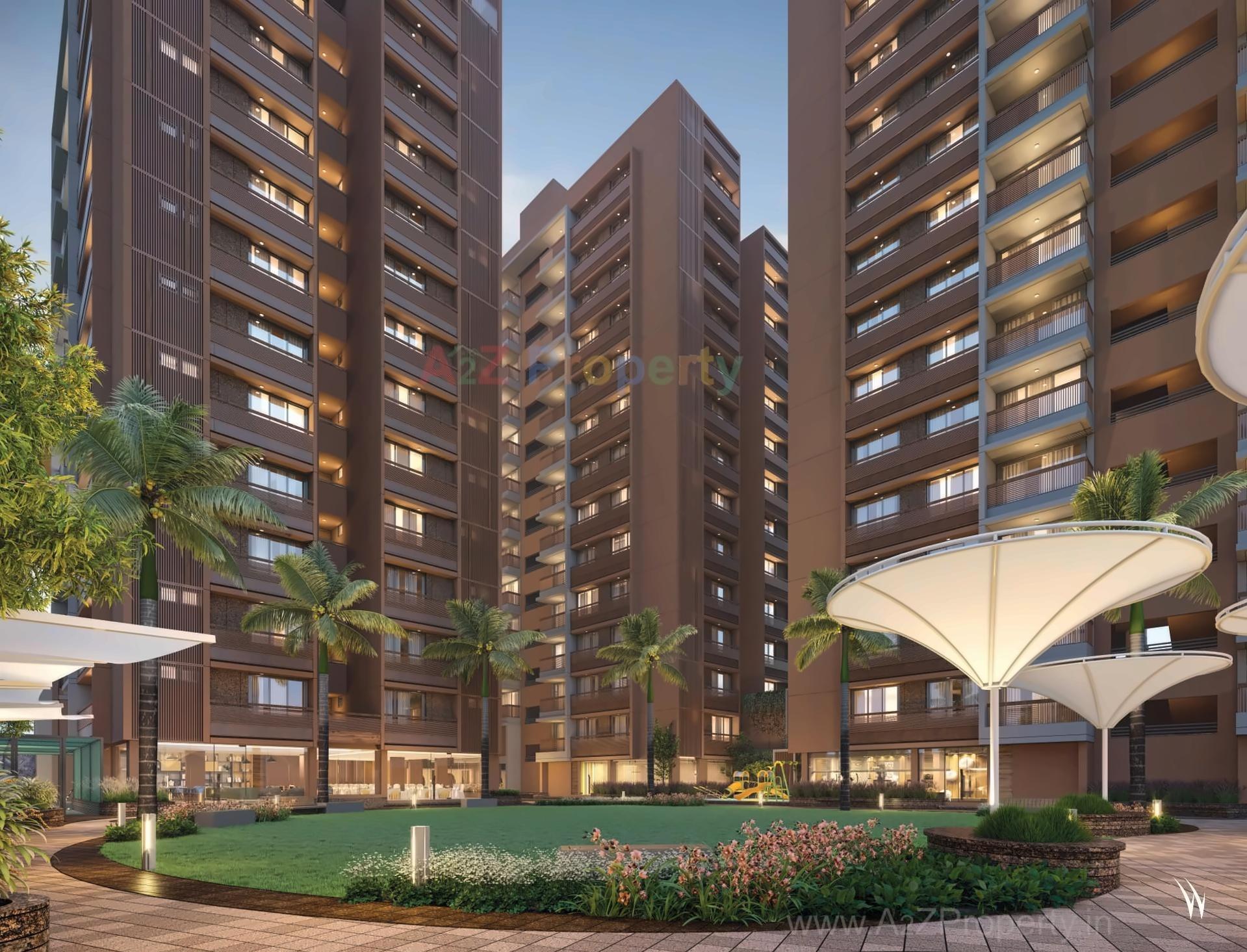 3D Elevation of real estate project Western Prime located at Ahmedabad, Ahmedabad, Gujarat