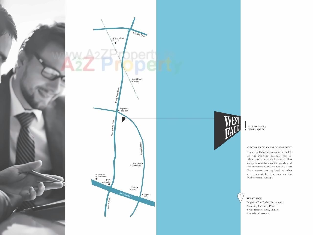  of real estate project Westface located at Thaltej, Ahmedabad, Gujarat