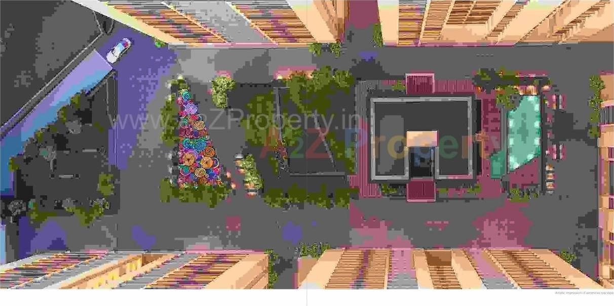 3D Elevation of real estate project Westpark located at City, Ahmedabad, Gujarat