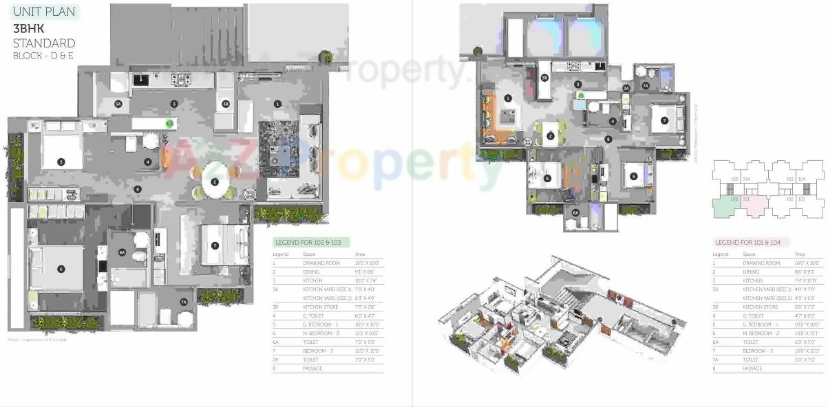 Layout of real estate project Westpark located at City, Ahmedabad, Gujarat