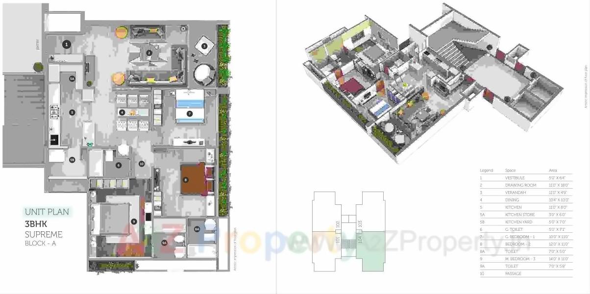 Layout of real estate project Westpark located at City, Ahmedabad, Gujarat