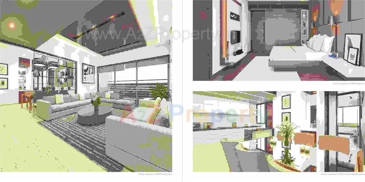 3D Elevation of real estate project Westpark located at City, Ahmedabad, Gujarat