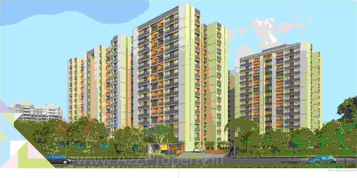 3D Elevation of real estate project Westpark located at City, Ahmedabad, Gujarat