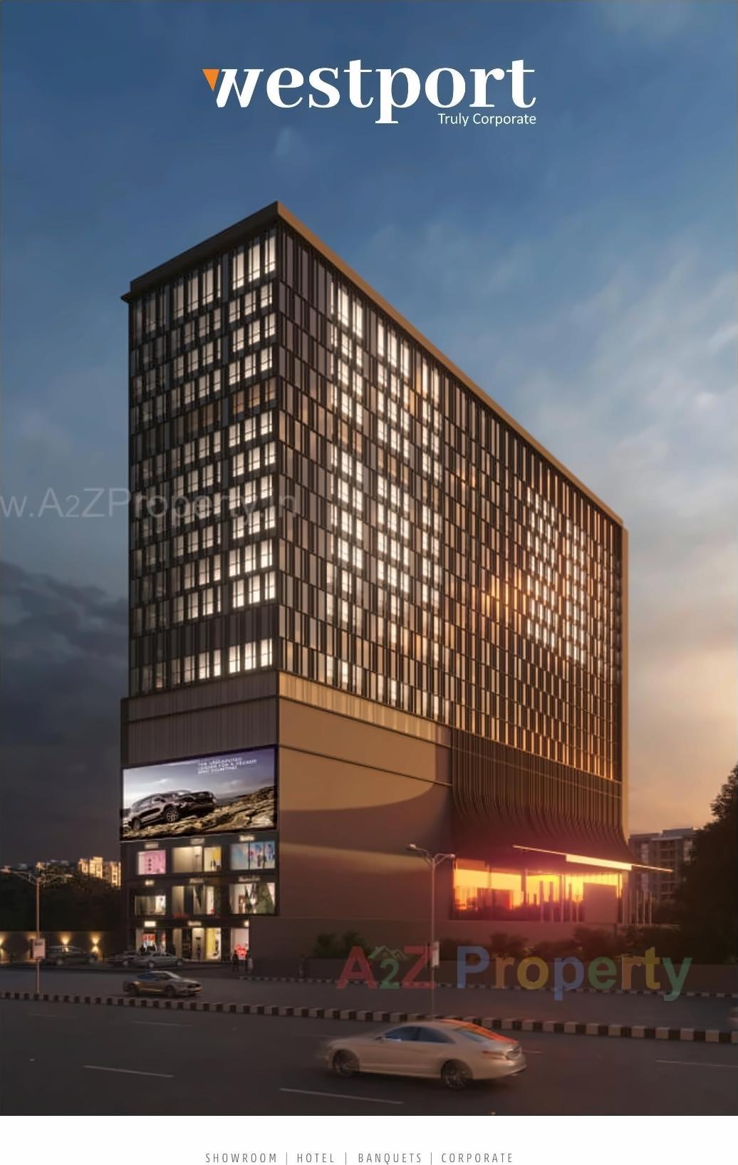 3D Elevation of real estate project Westport located at Ahmedabad, Ahmedabad, Gujarat