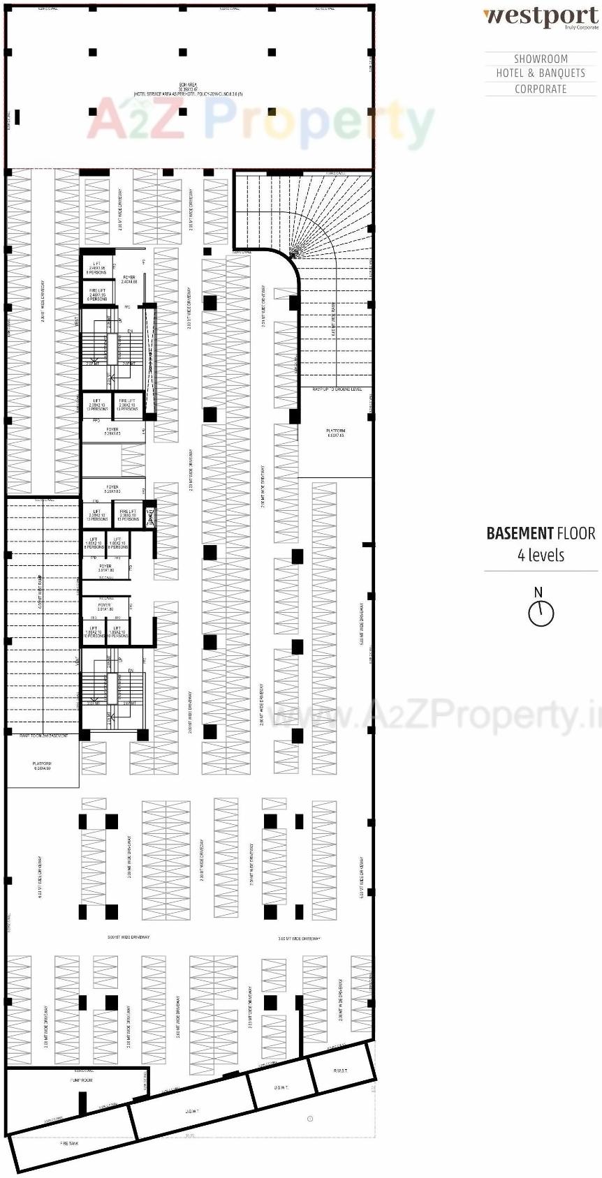 Layout of real estate project Westport located at Ahmedabad, Ahmedabad, Gujarat