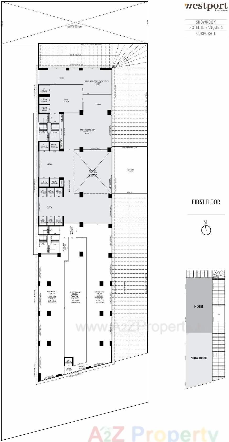 Layout of real estate project Westport located at Ahmedabad, Ahmedabad, Gujarat
