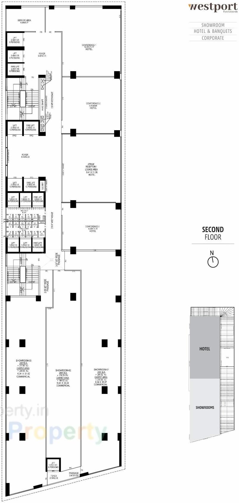Layout of real estate project Westport located at Ahmedabad, Ahmedabad, Gujarat