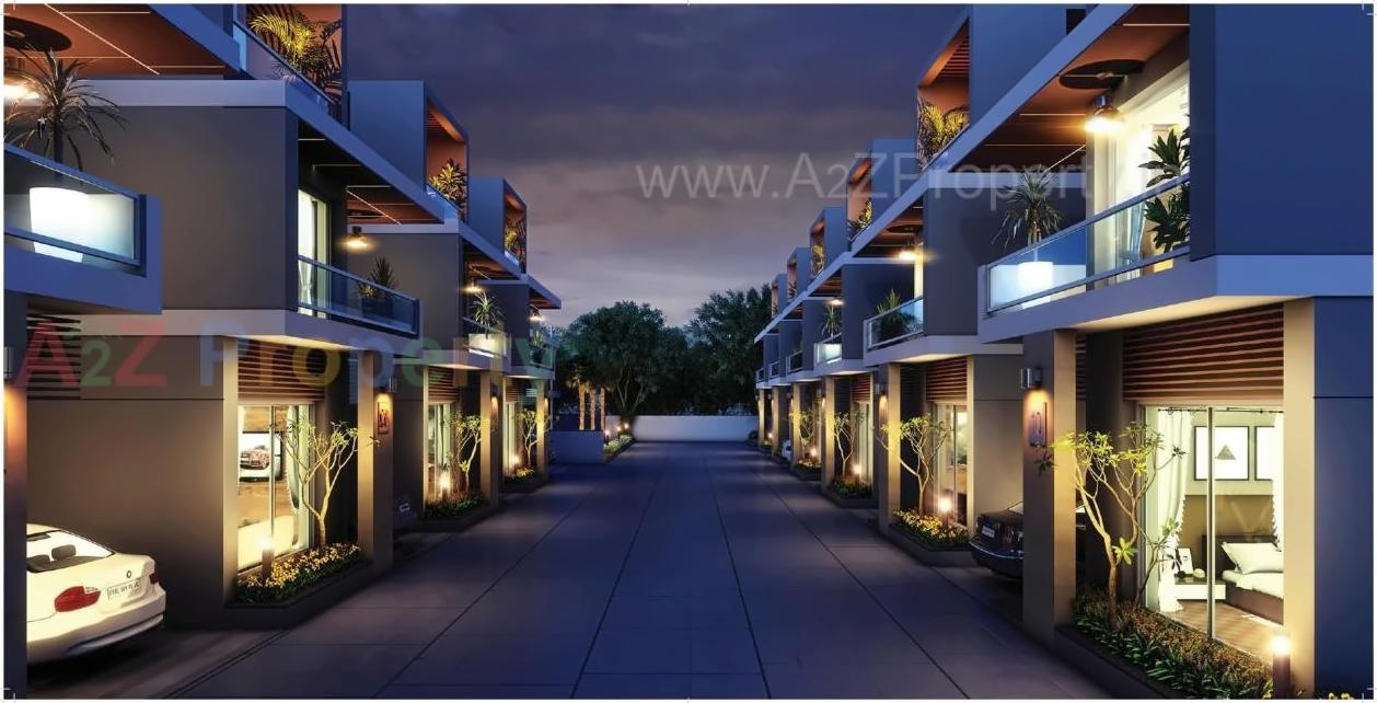 3D Elevation of real estate project Westridge located at Bopal, Ahmedabad, Gujarat