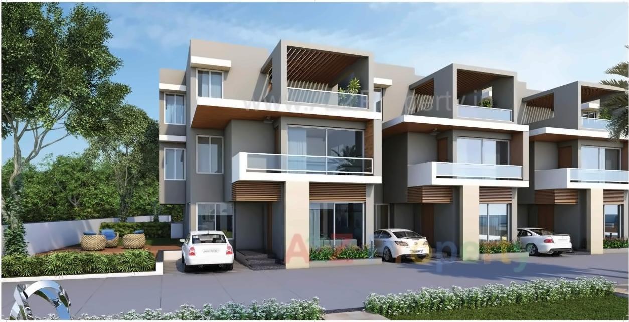 3D Elevation of real estate project Westridge located at Bopal, Ahmedabad, Gujarat