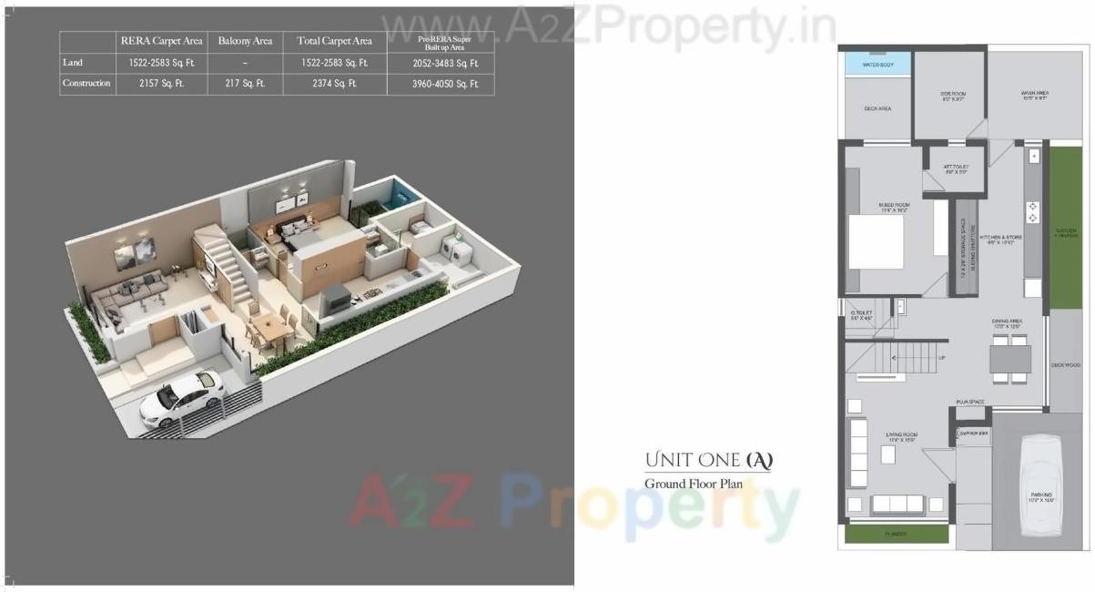 Layout of real estate project Westridge located at Bopal, Ahmedabad, Gujarat