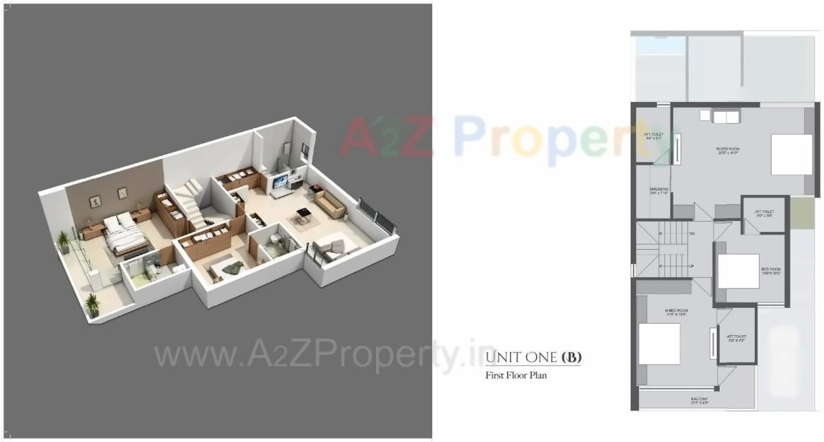 Layout of real estate project Westridge located at Bopal, Ahmedabad, Gujarat