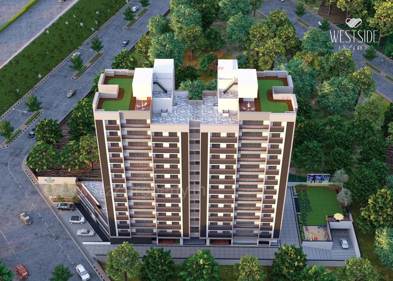 3D Elevation of real estate project Westside Elegance located at Shilaj, Ahmedabad, Gujarat