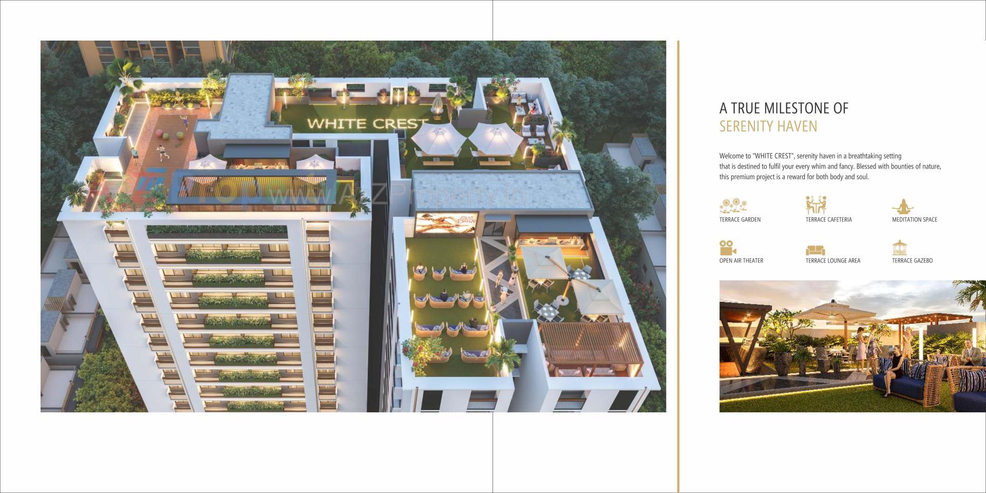 of real estate project White Crest located at Hanspura, Ahmedabad, Gujarat