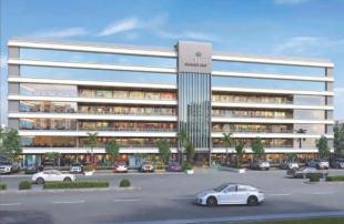 Elevation of real estate project White Elegance   White Business Hub located at Hanspura, Ahmedabad, Gujarat