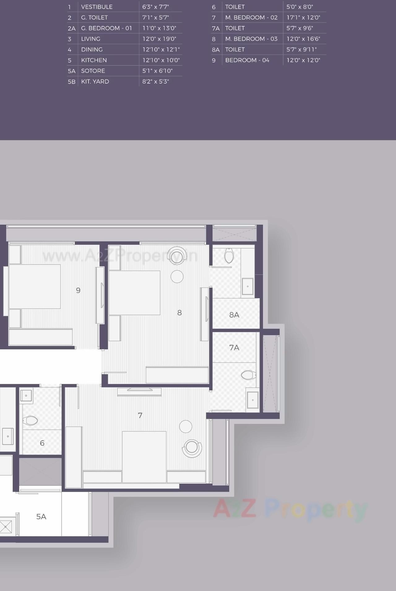 Layout of real estate project Xperia   Sky Forest located at Sughad, Ahmedabad, Gujarat