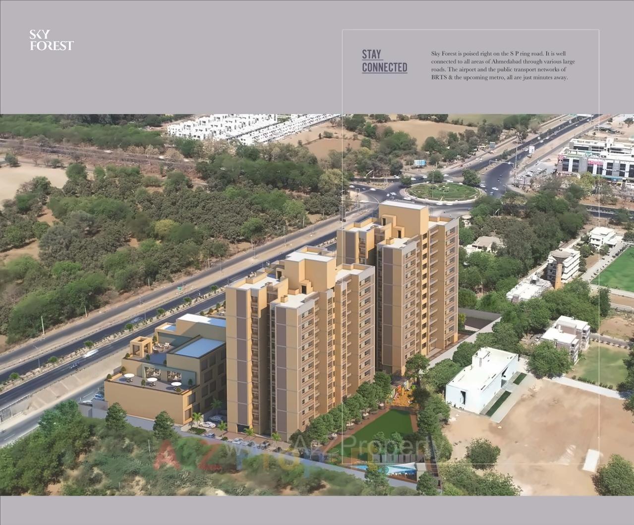3D Elevation of real estate project Xperia   Sky Forest located at Sughad, Ahmedabad, Gujarat