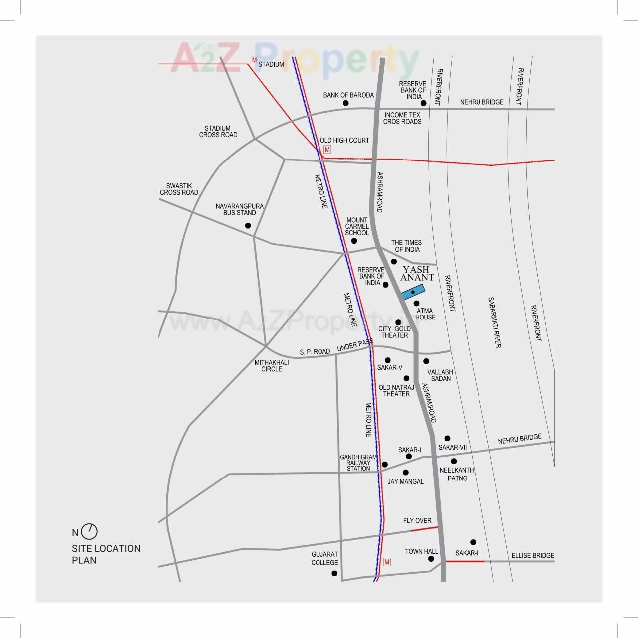  of real estate project Yash Anant located at Paldi, Ahmedabad, Gujarat