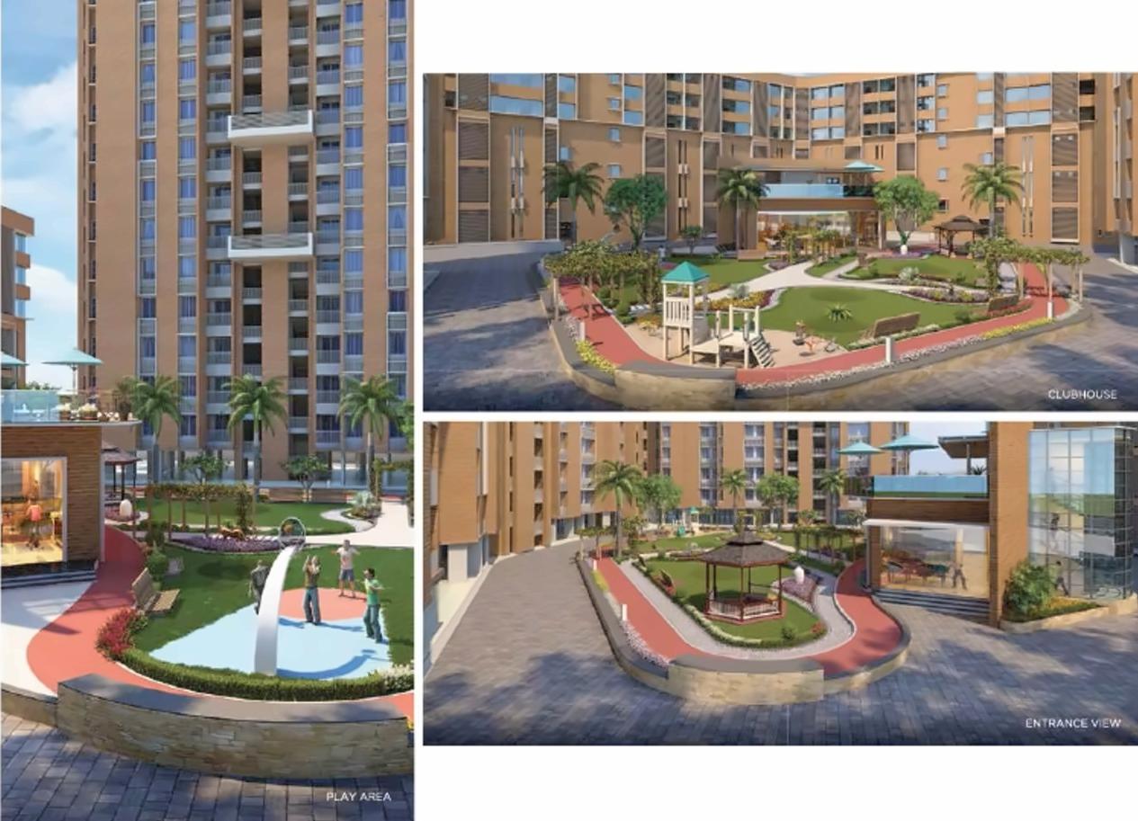 3D Elevation of real estate project Yash Arian located at City, Ahmedabad, Gujarat