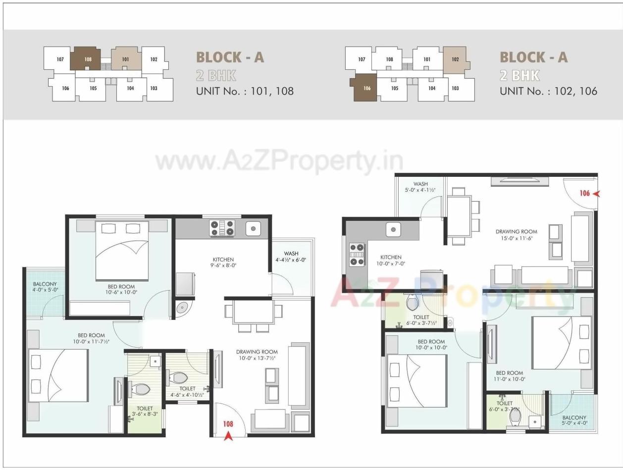 Layout of real estate project Yash Flora located at City, Ahmedabad, Gujarat