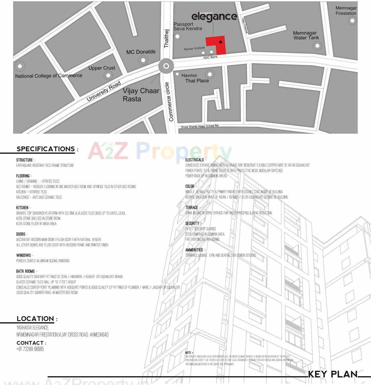  of real estate project Yashasvi Elegance located at Memnagar, Ahmedabad, Gujarat