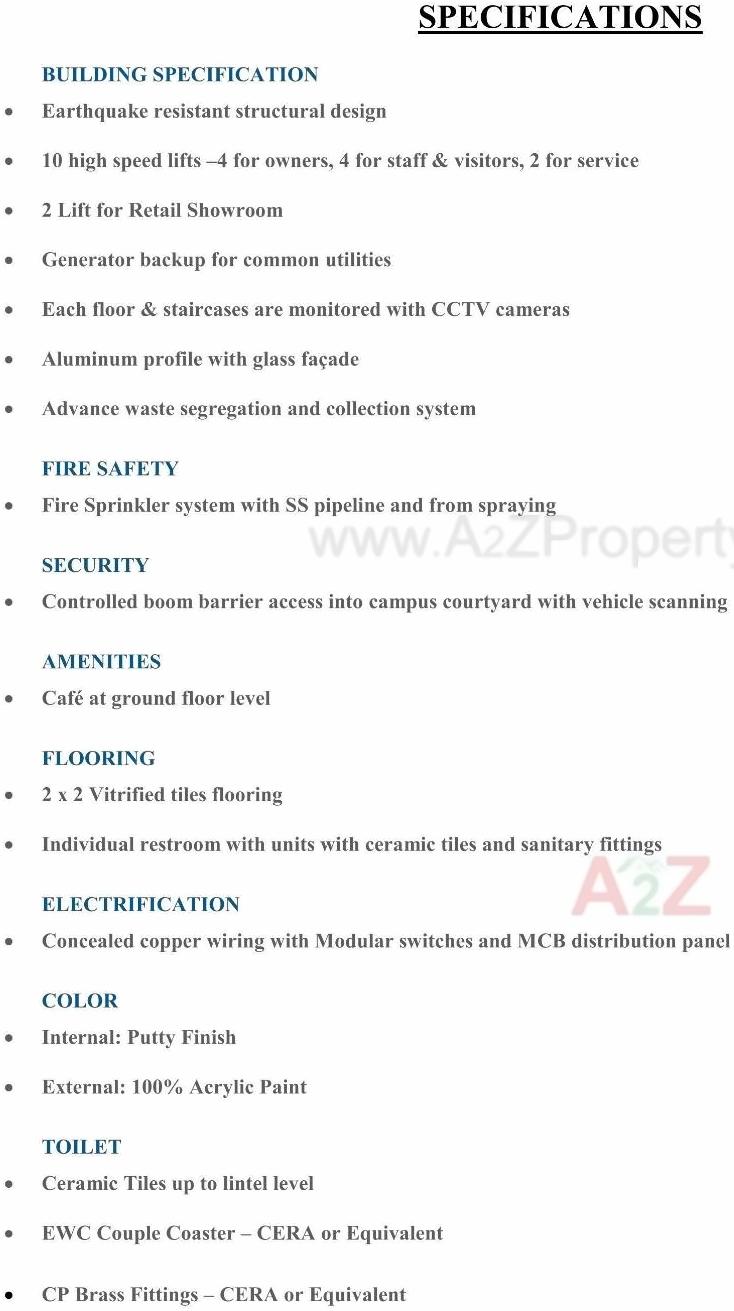 Project Specifications
