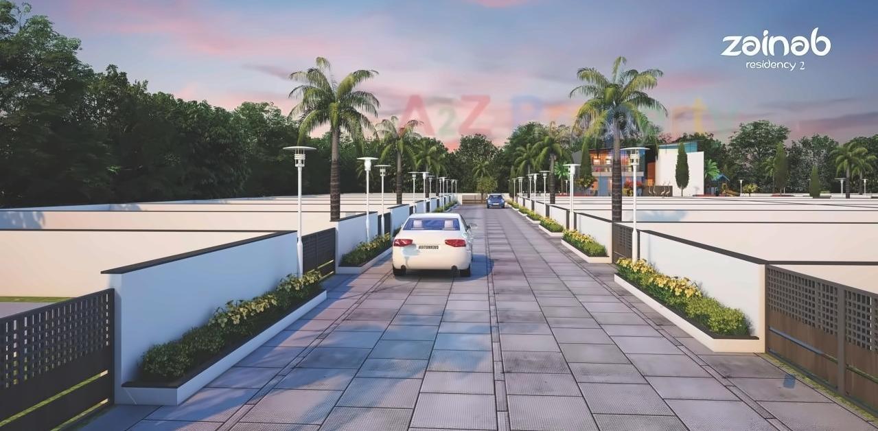 3D Elevation of real estate project Zainab Residency located at Sarkhej, Ahmedabad, Gujarat