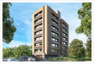 Elevation of real estate project Zankar Residency located at Chandkheda, Ahmedabad, Gujarat