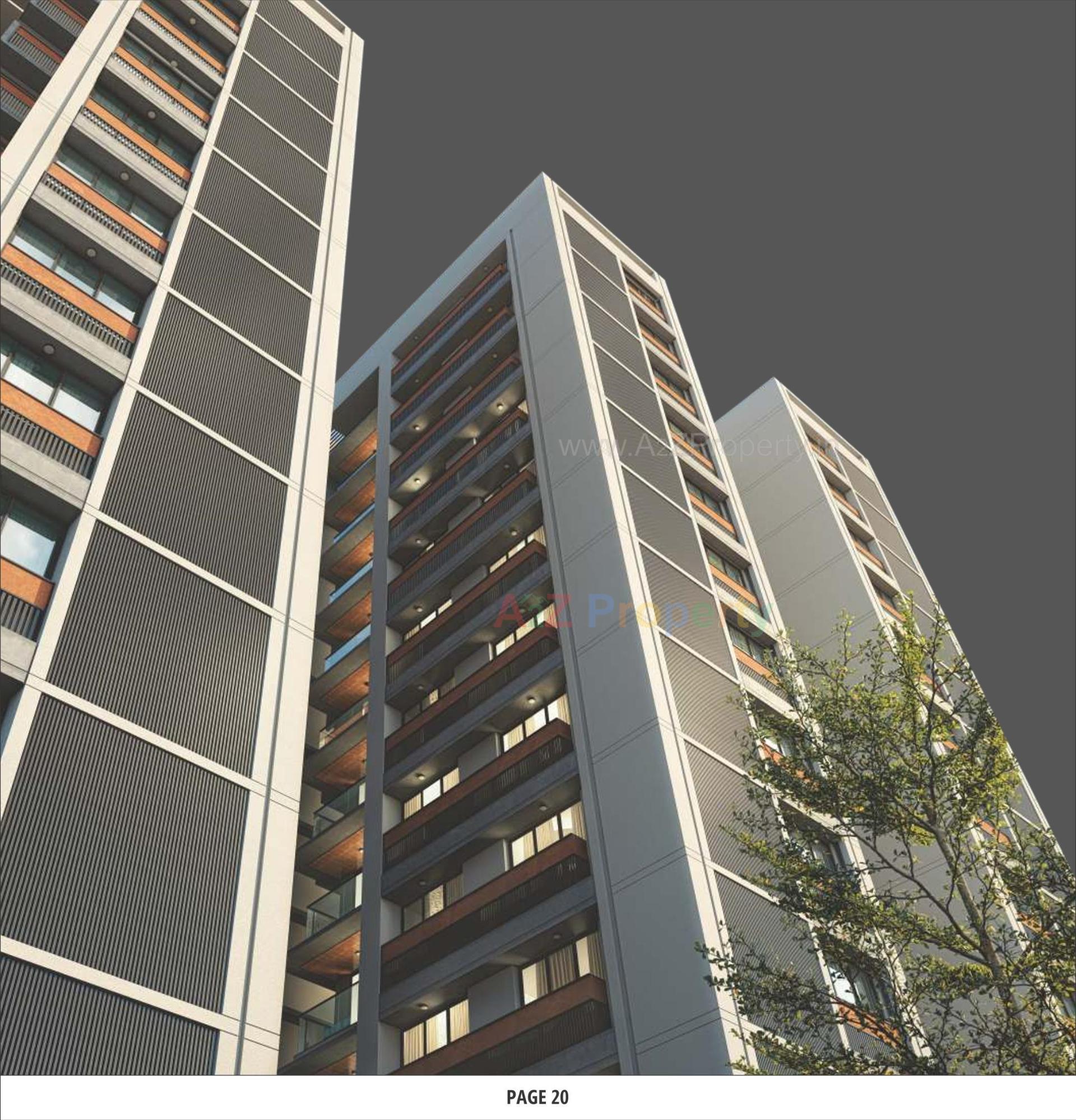 3D Elevation of real estate project Zion Heights located at Vastral, Ahmedabad, Gujarat