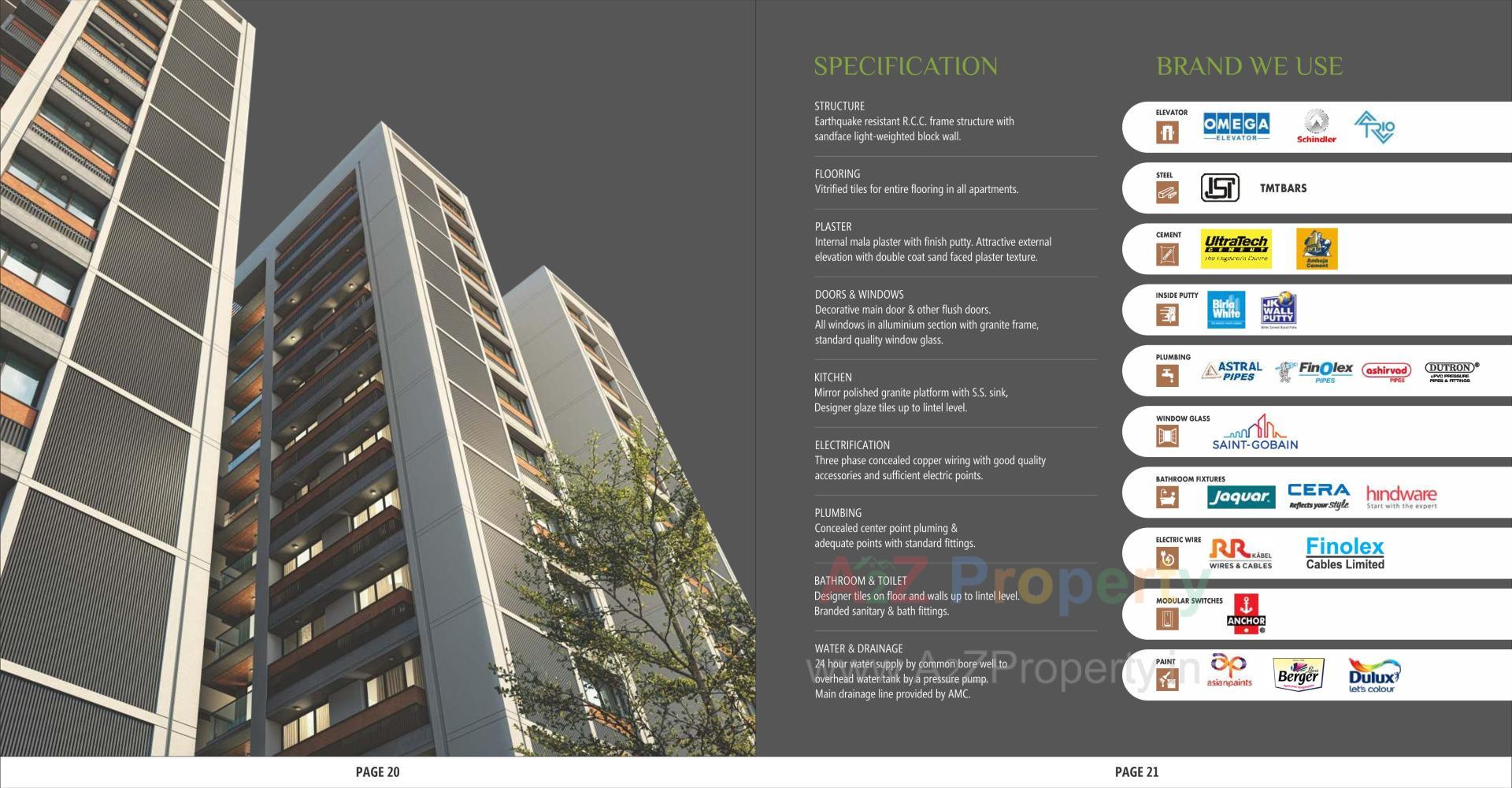  of real estate project Zion Heights located at Vastral, Ahmedabad, Gujarat