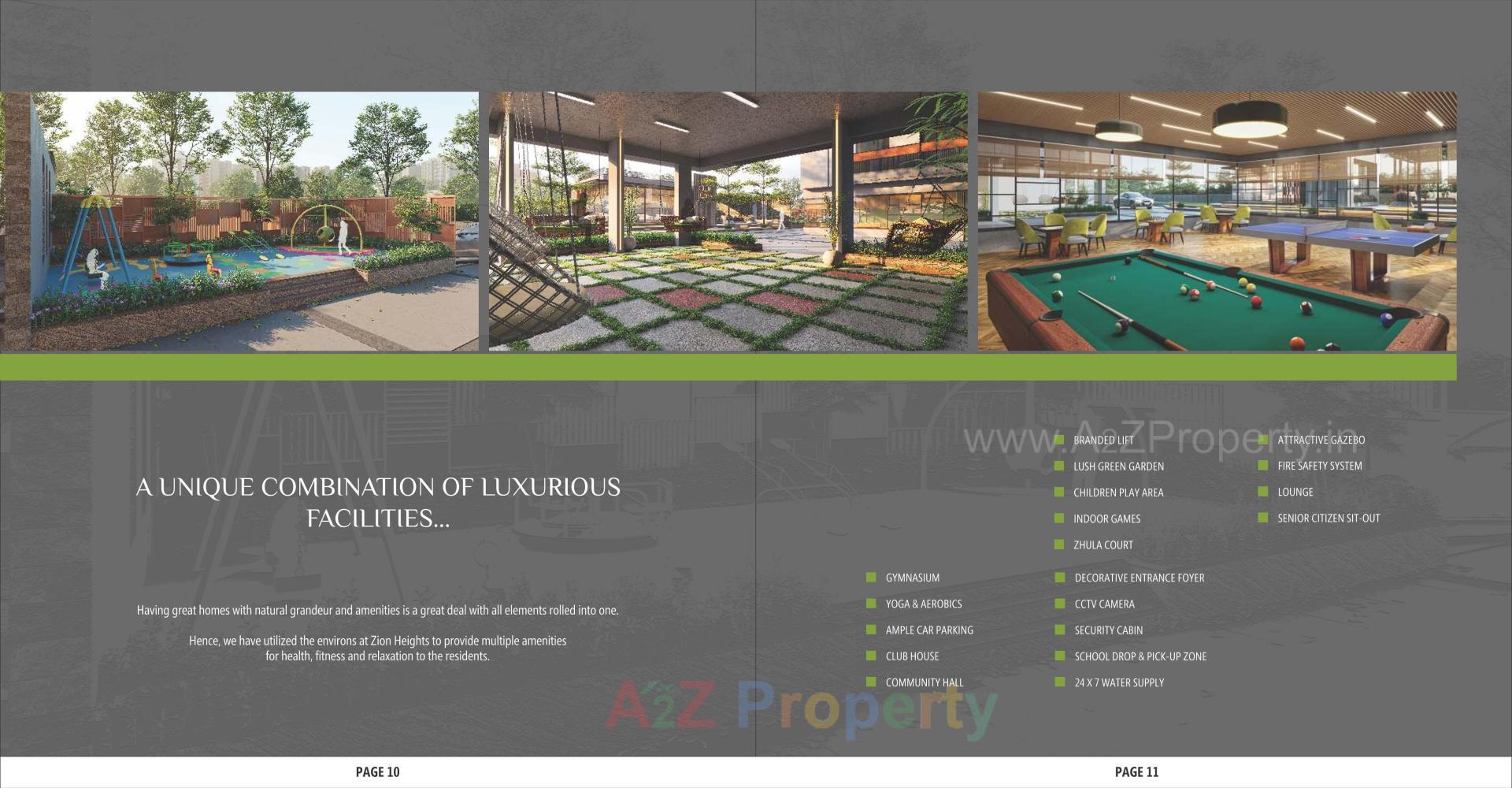  of real estate project Zion Heights located at Vastral, Ahmedabad, Gujarat