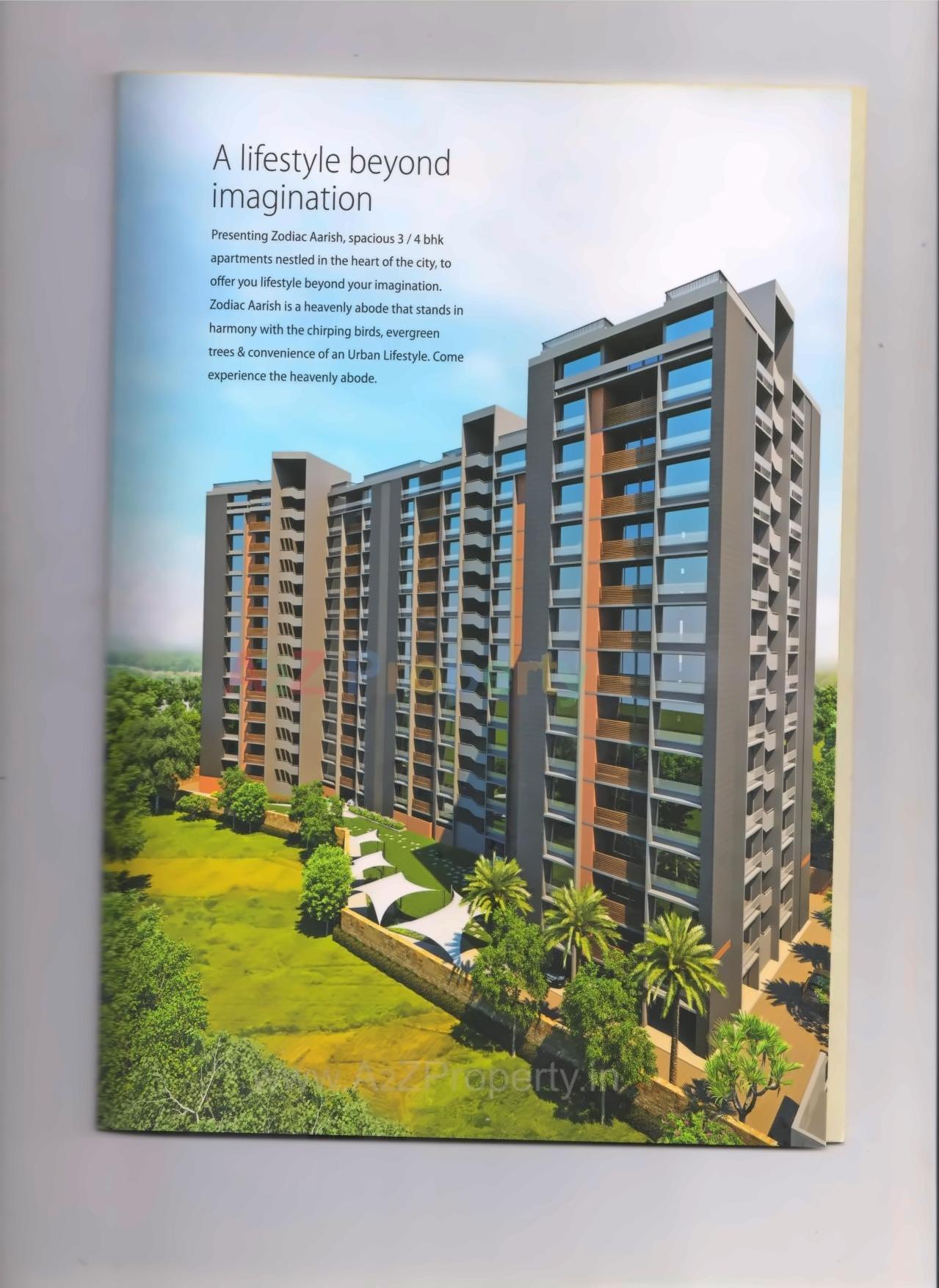 3D Elevation of real estate project Zodiac Aarish located at Ahmedabad, Ahmedabad, Gujarat