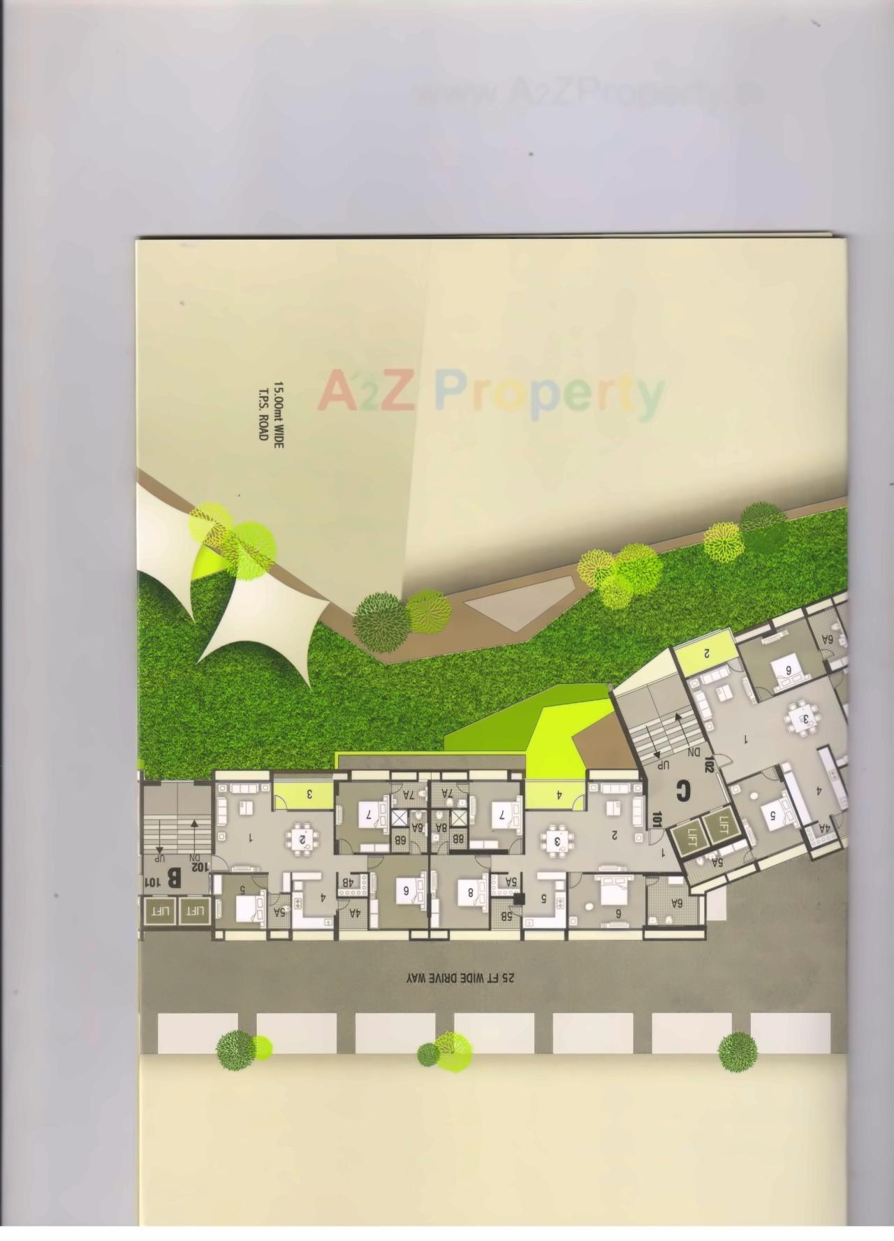 Layout of real estate project Zodiac Aarish located at Ahmedabad, Ahmedabad, Gujarat