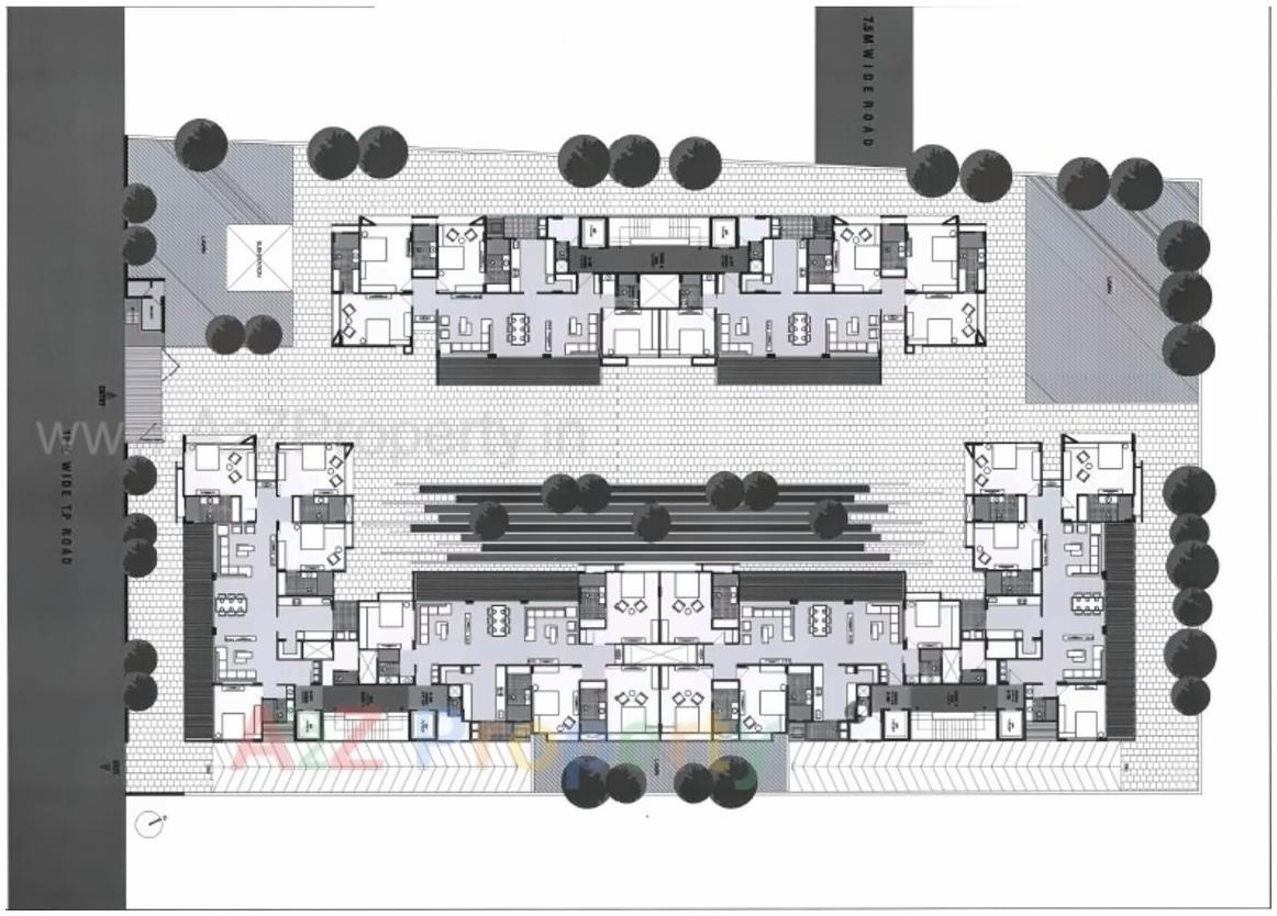Layout of real estate project Zodiac Marquis located at Bodakdev, Ahmedabad, Gujarat