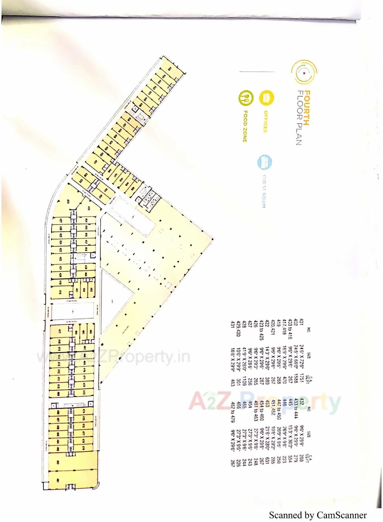 Layout of real estate project Amreli City Center located at Amreli, Amreli, Gujarat