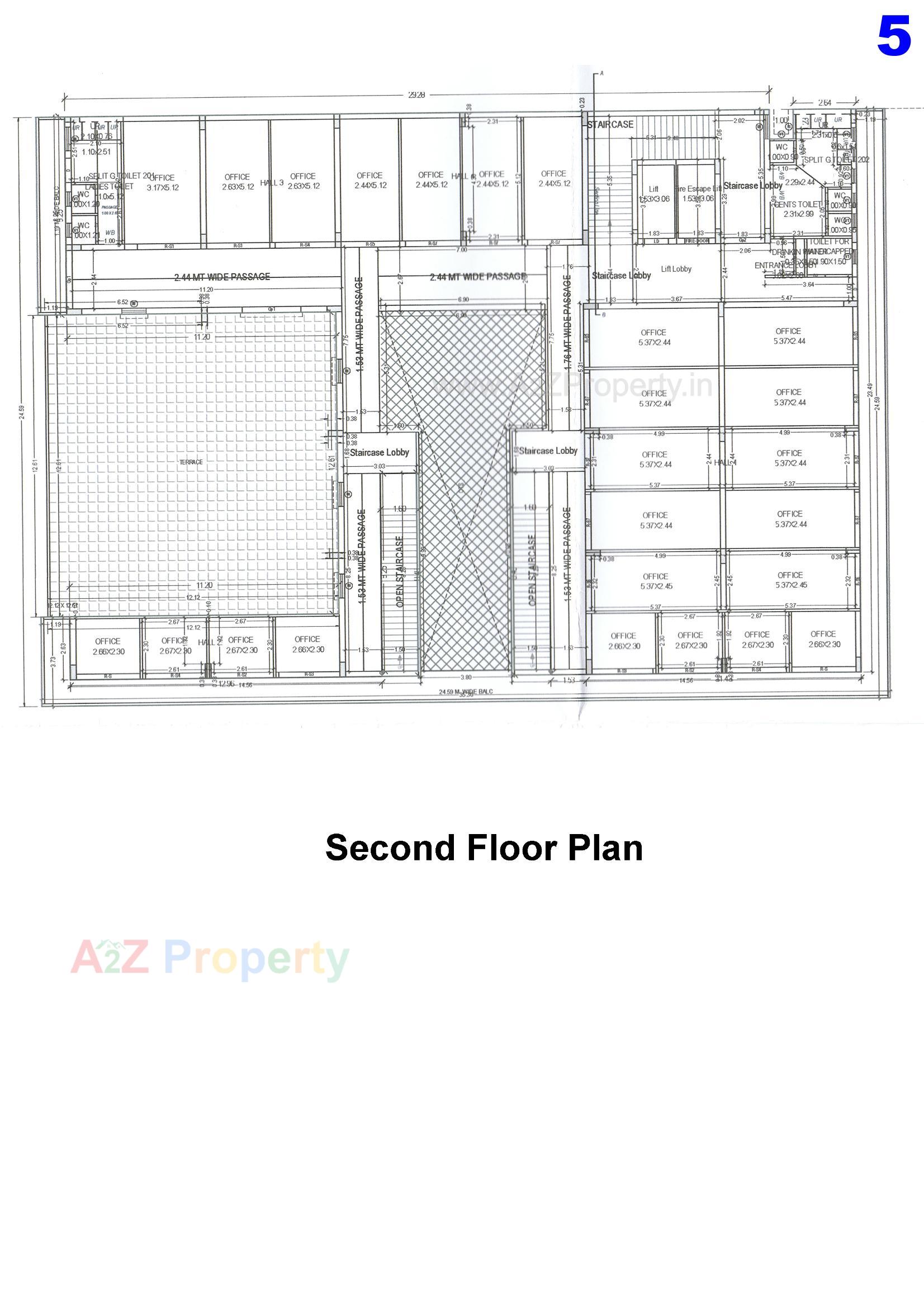 Layout of real estate project Param Heights located at Amreli, Amreli, Gujarat