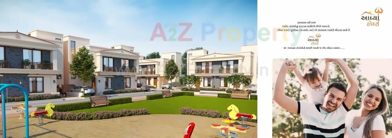 3D Elevation of real estate project Aadhya Homes located at Umreth, Anand, Gujarat