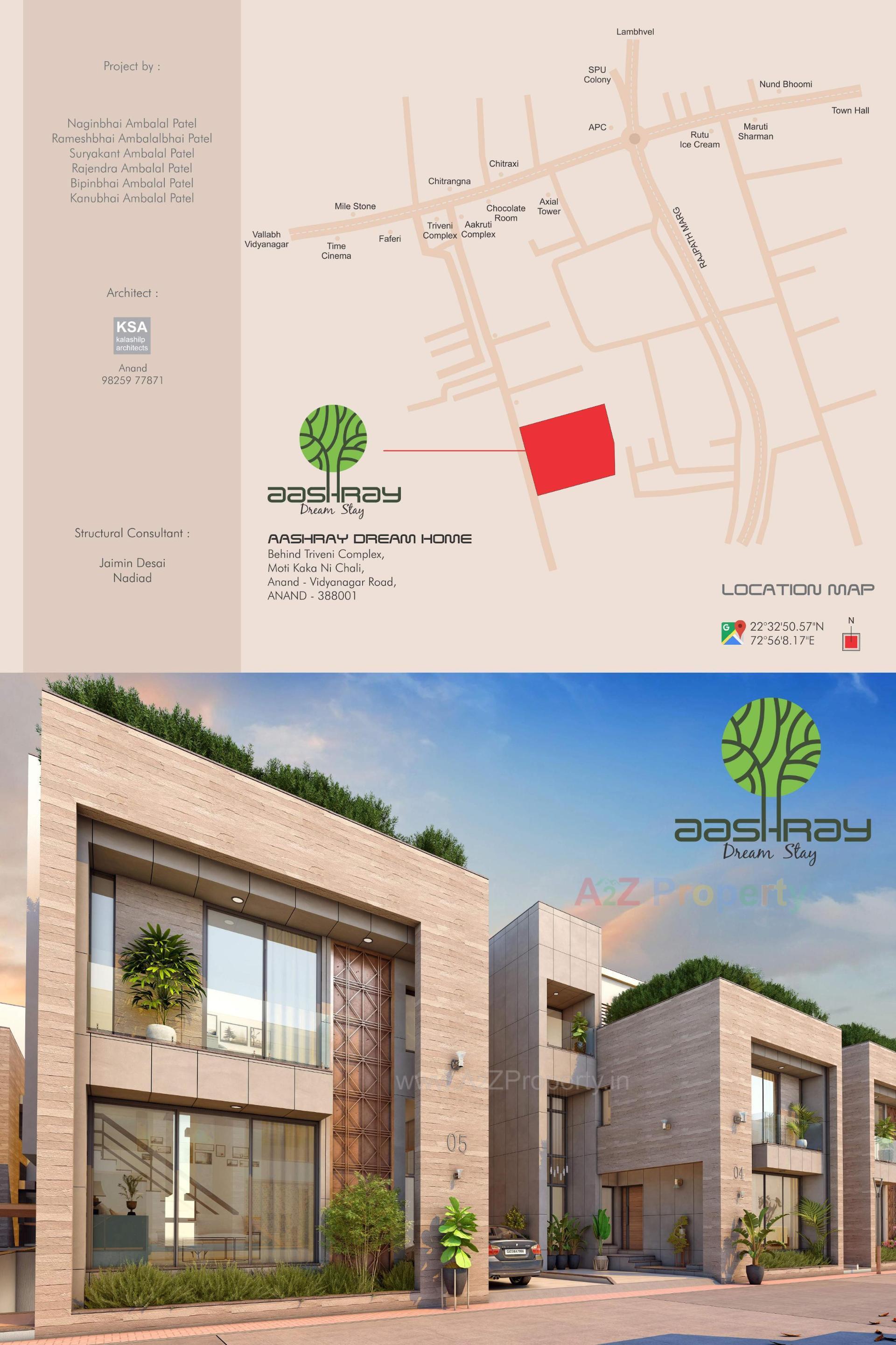  of real estate project Aashray Dream Stay located at Bakrol, Anand, Gujarat