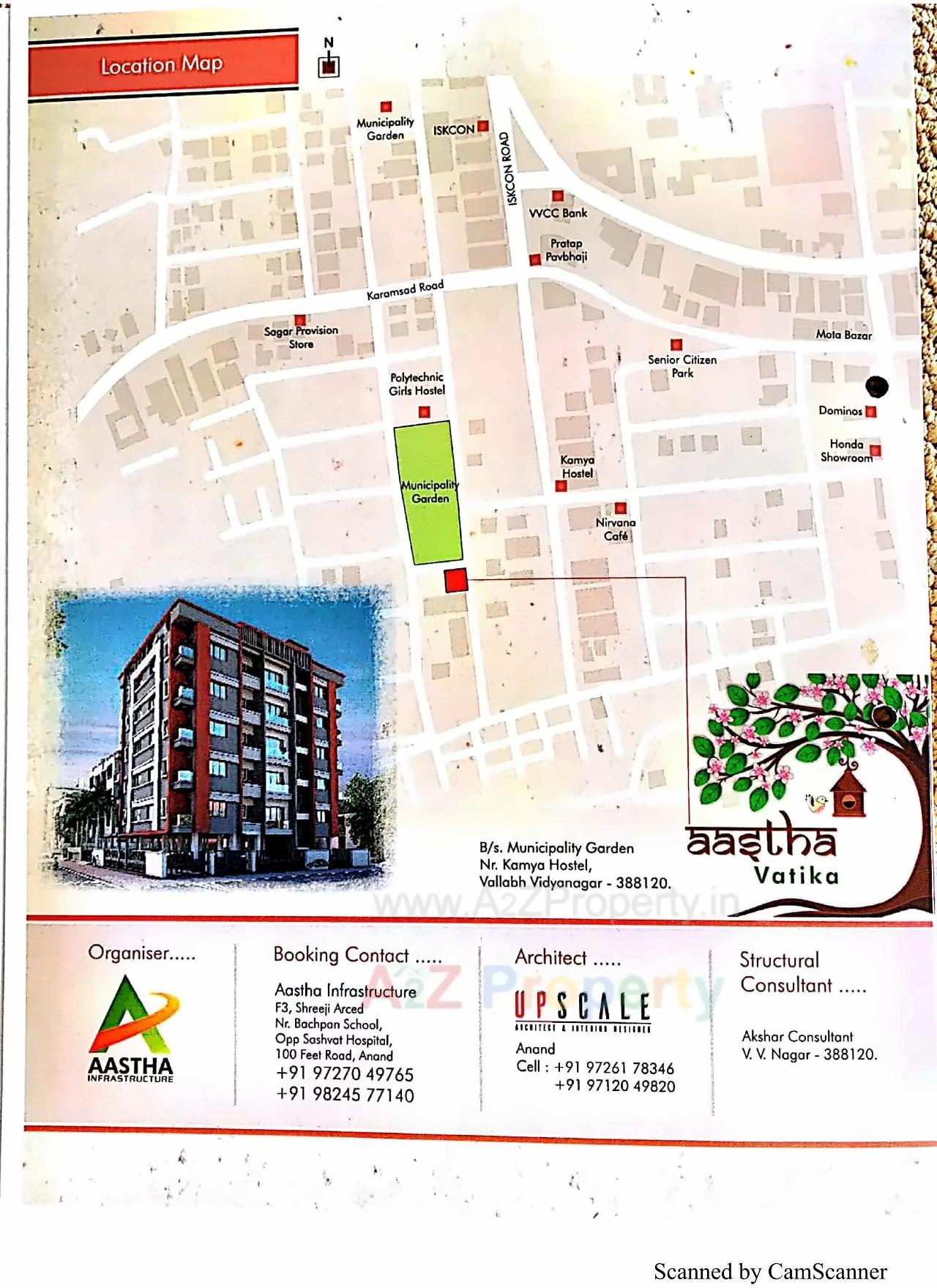  of real estate project Aastha Vatika located at Vallabh-vidhyanagar, Anand, Gujarat