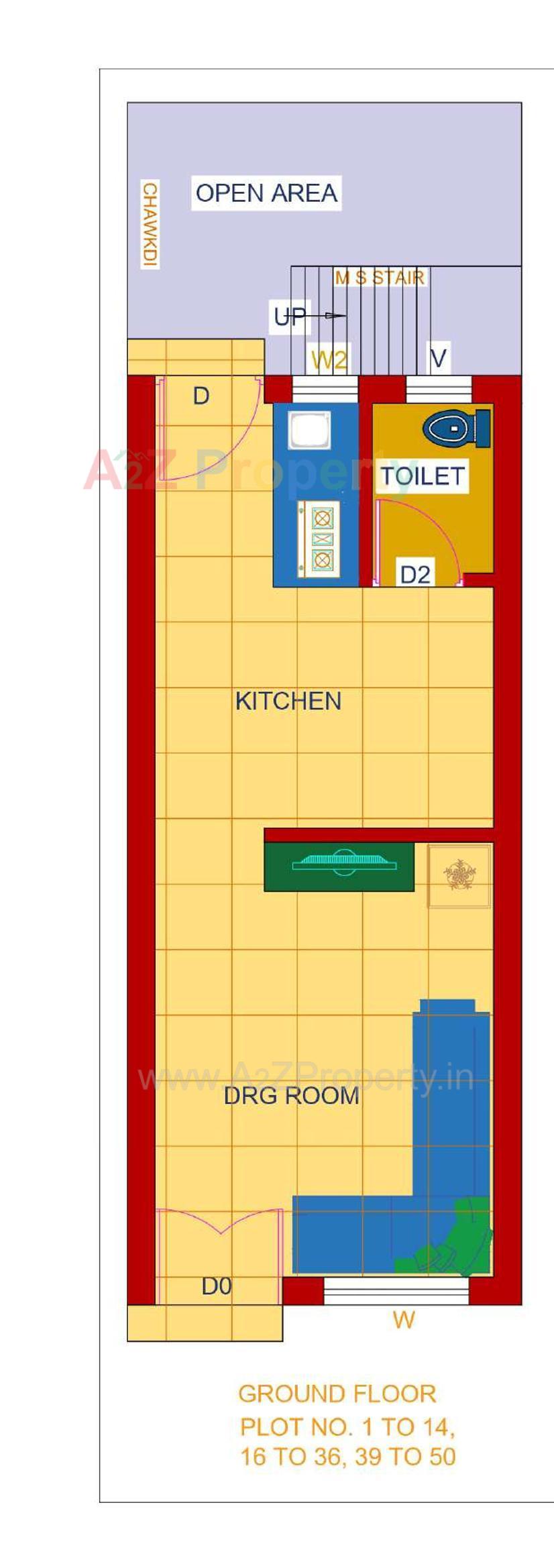 Layout of real estate project Akshdeep Residency located at Karamsad, Anand, Gujarat