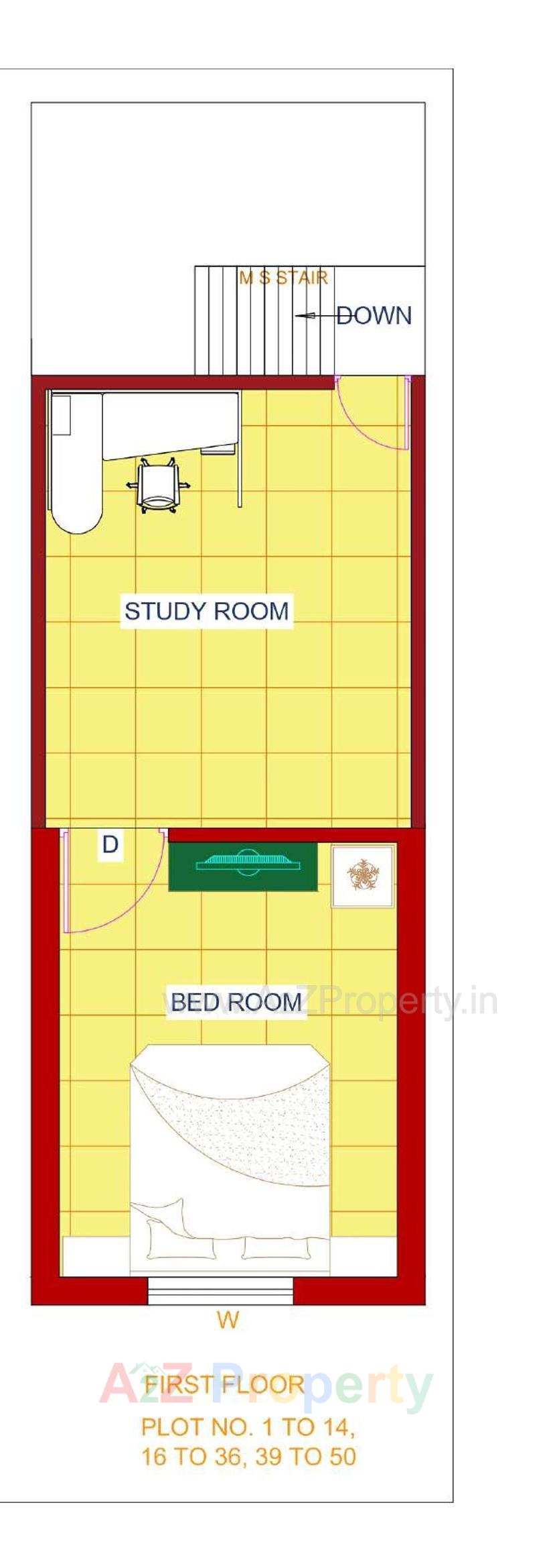 Layout of real estate project Akshdeep Residency located at Karamsad, Anand, Gujarat