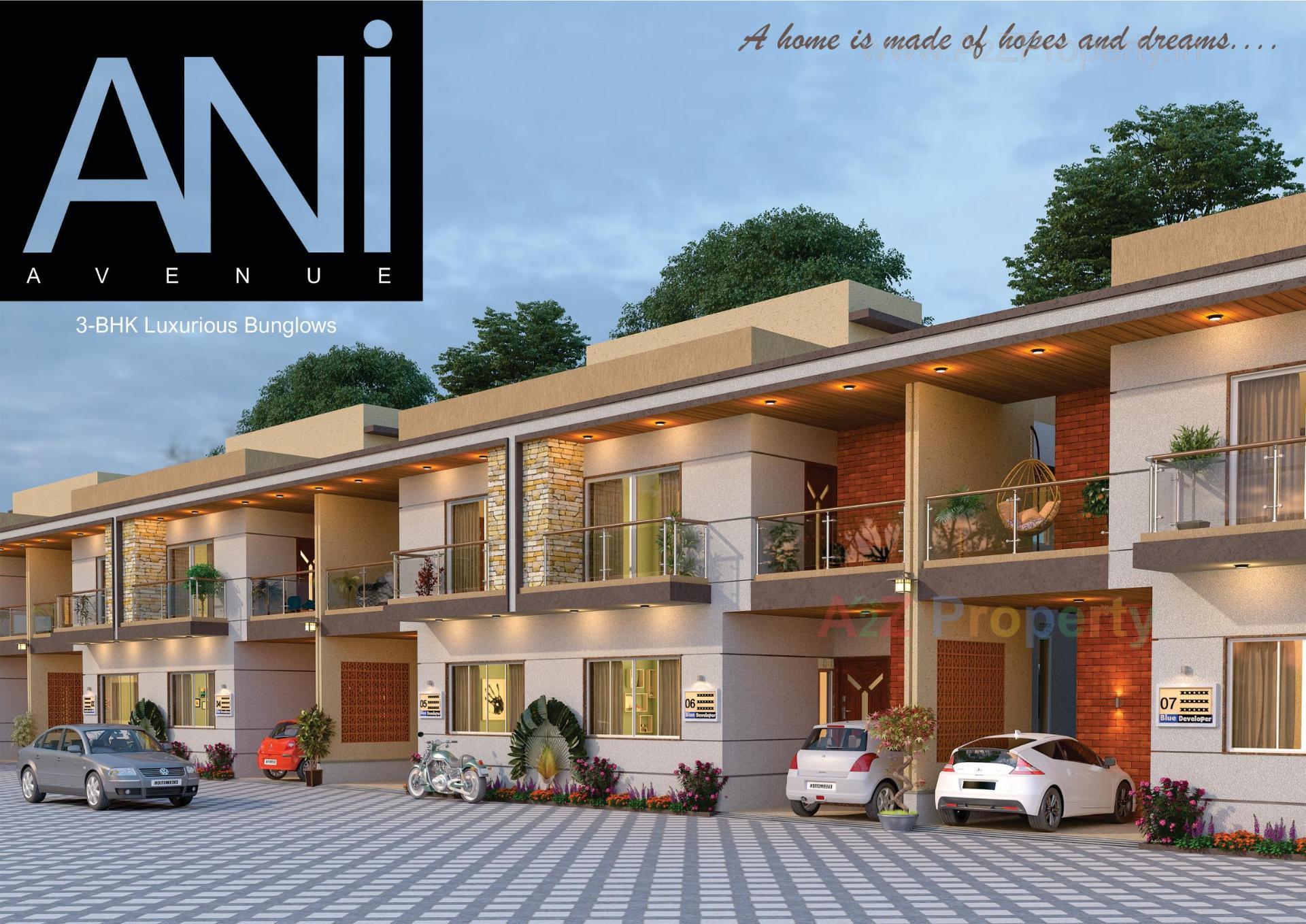 3D Elevation of real estate project Ani Avenue located at Anand, Anand, Gujarat