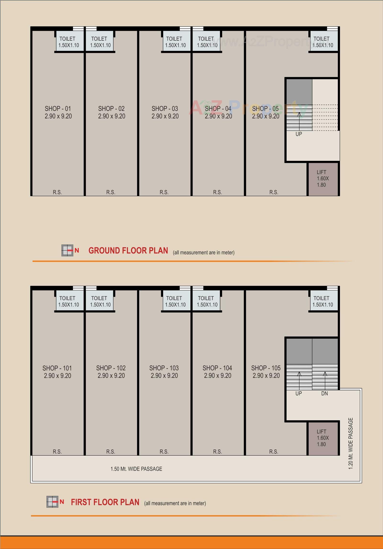 Layout of real estate project Anu Shambhu Vandana located at Anand, Anand, Gujarat