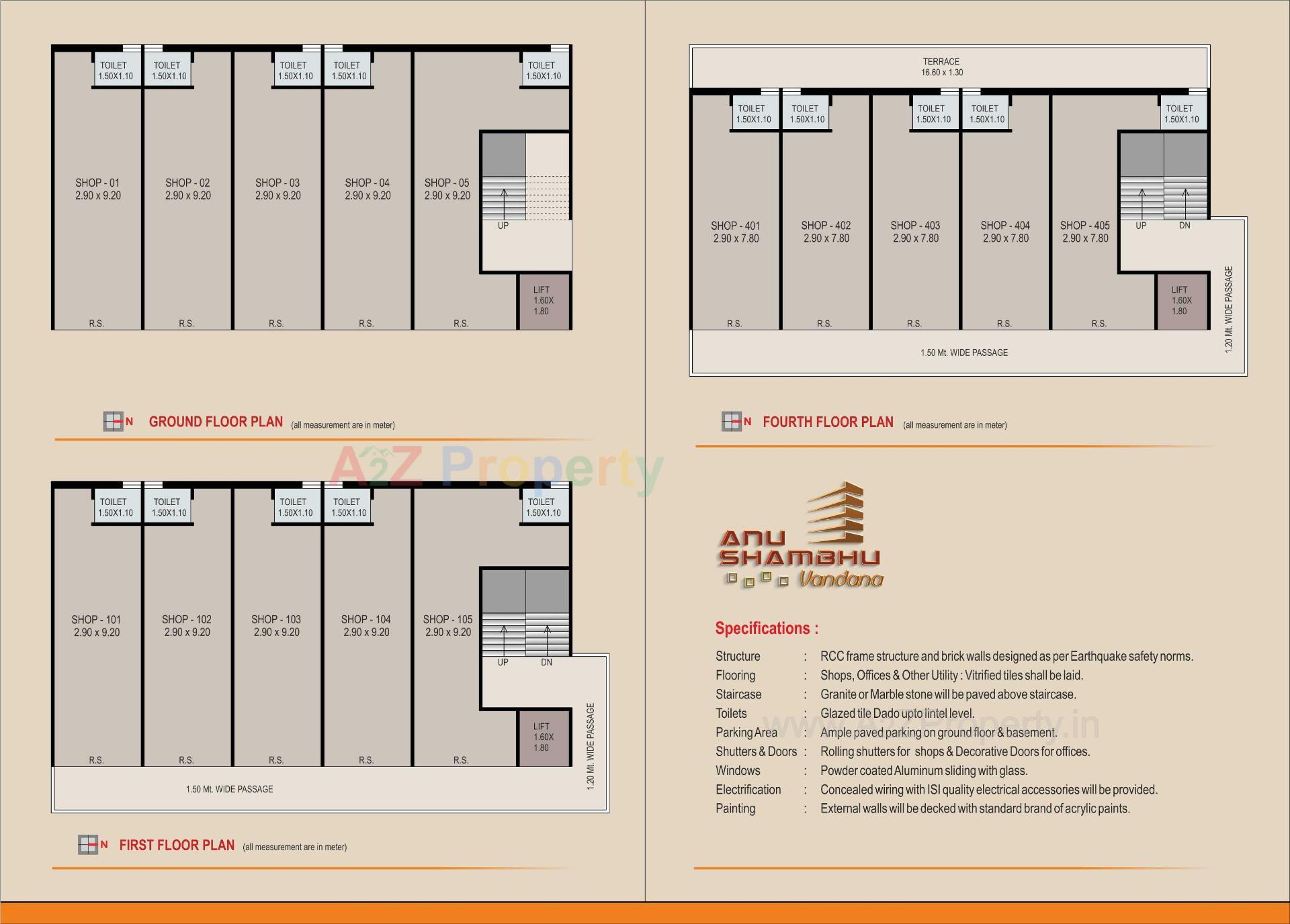  of real estate project Anu Shambhu Vandana located at Anand, Anand, Gujarat