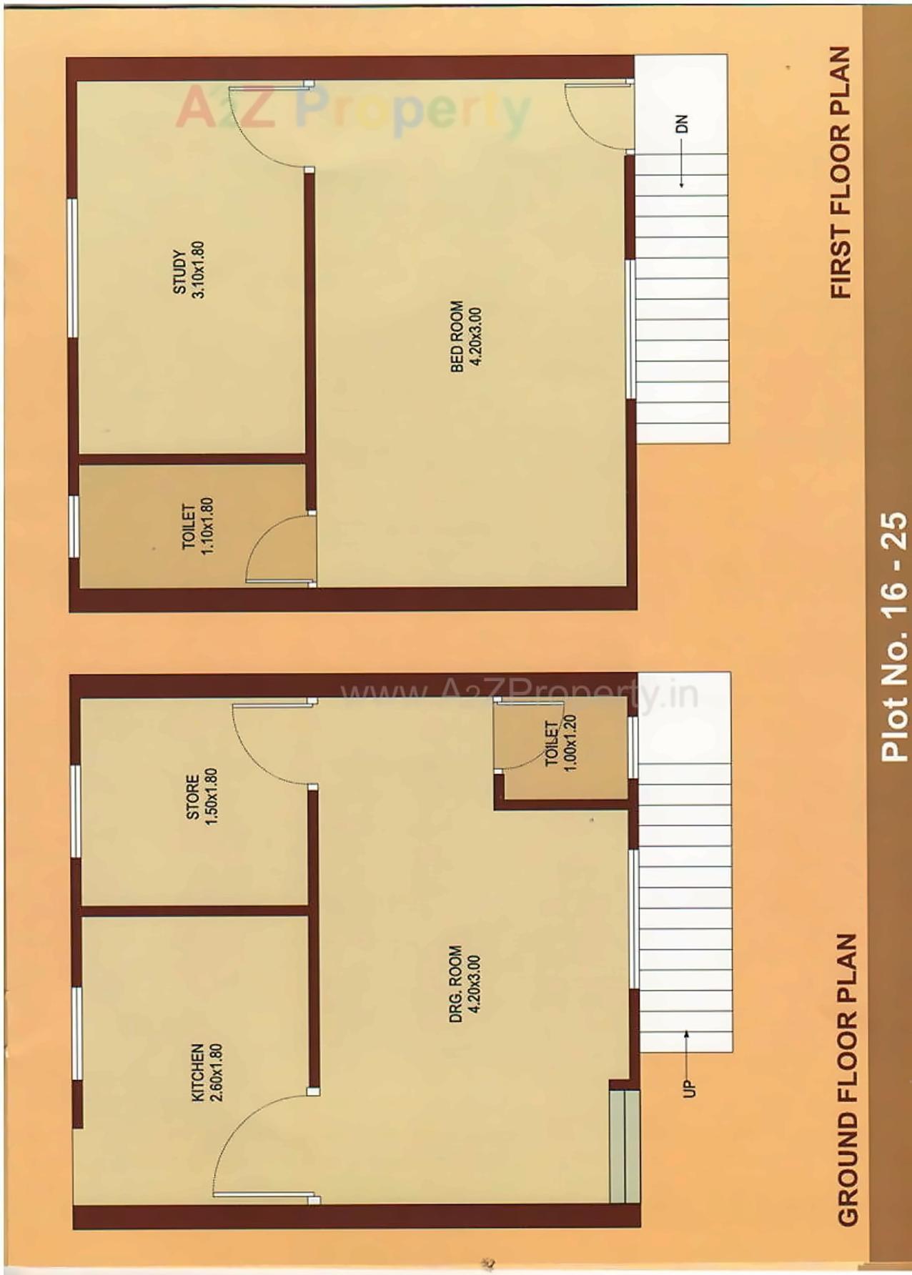 Layout of real estate project Anushambhu Residency located at Karamsad, Anand, Gujarat
