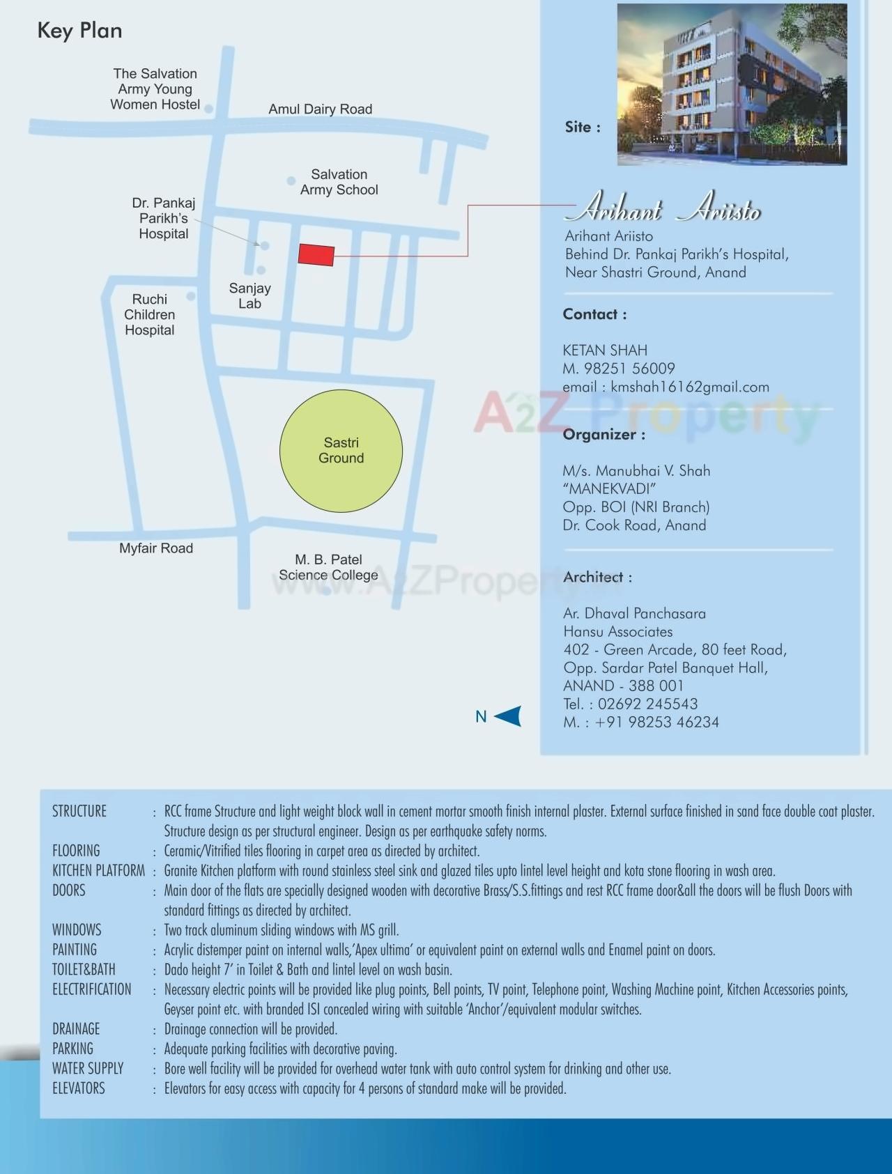  of real estate project Arihant Ariisto located at Anand, Anand, Gujarat