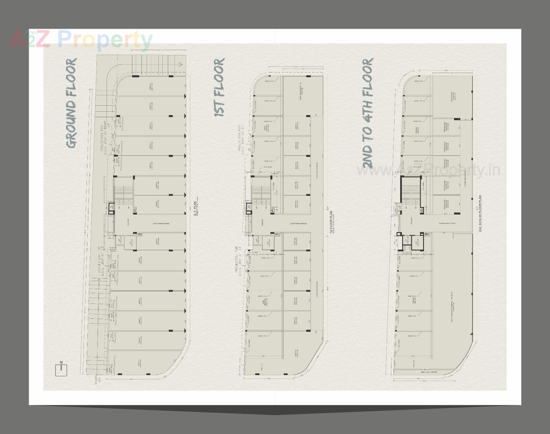 Layout of real estate project Ashwamegh located at Anand, Anand, Gujarat