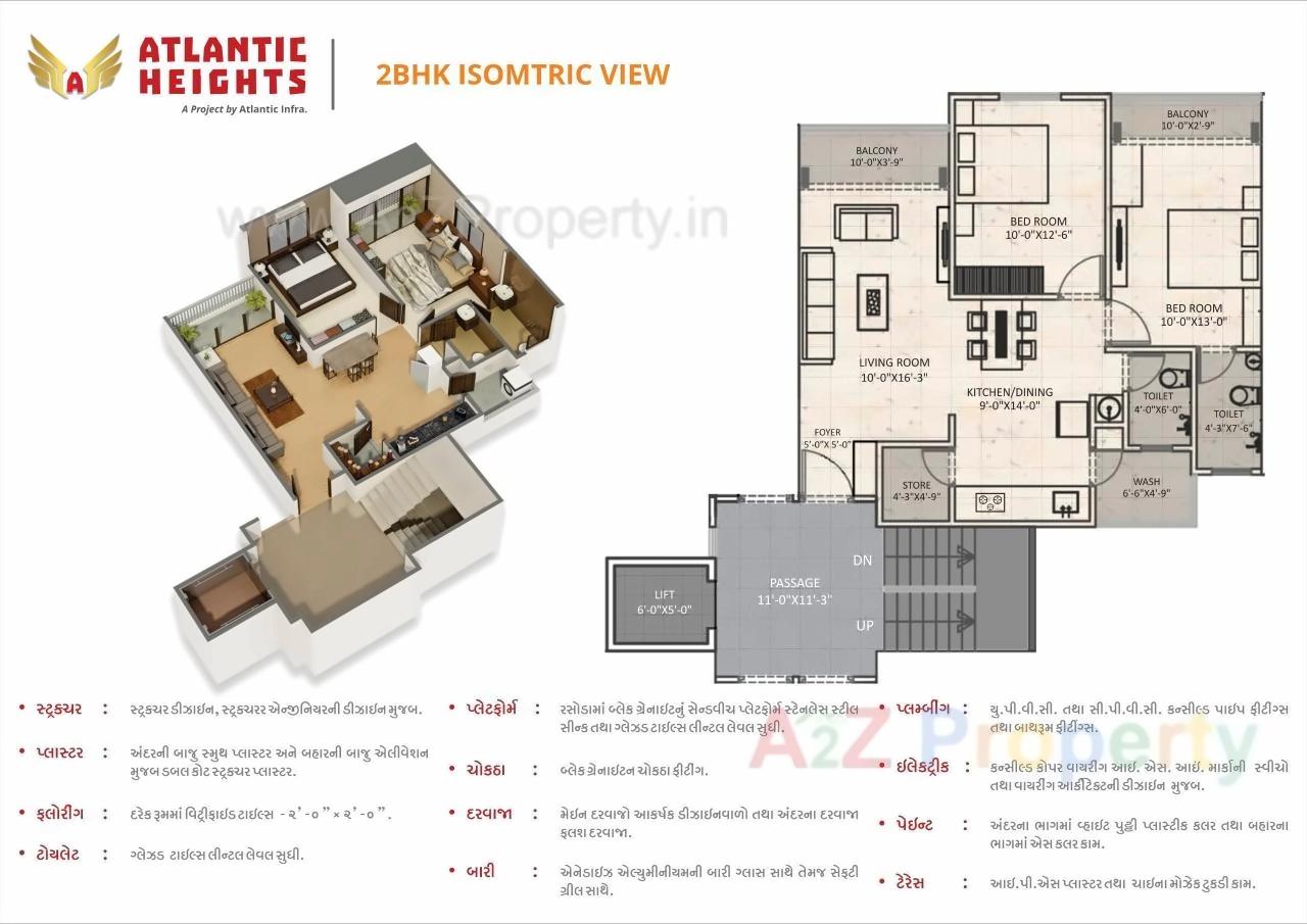 Layout of real estate project Atlantic Hieghts located at Anand, Anand, Gujarat
